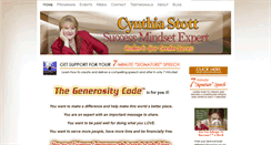 Desktop Screenshot of cynthiastott.com